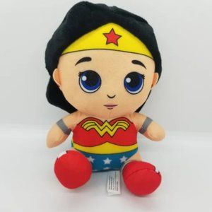Justice League Wonder Woman big head seated stuffed plush doll